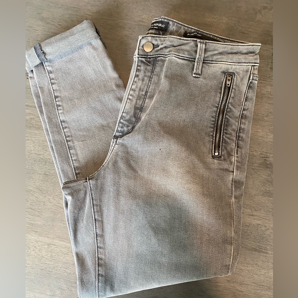 Gray banana republic jeans curvy fit